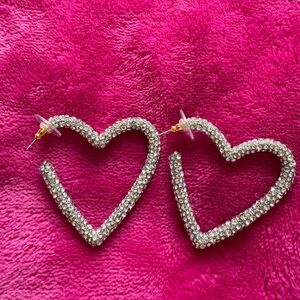 Baublebar Rhinestone Heart Earrings